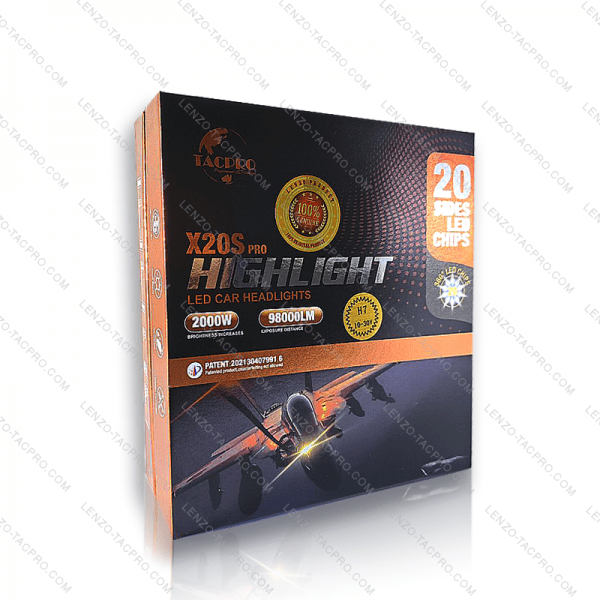 هدلایت 20طرفه برند تکپرو Tacpro (بسته دو عددی)