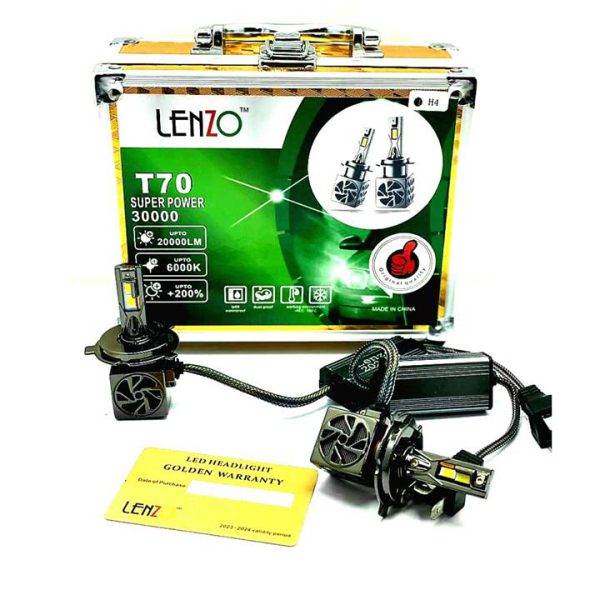 هدلایت برند لنزو Lenzo مدل T70 رادیاتی (بسته دو عددی)