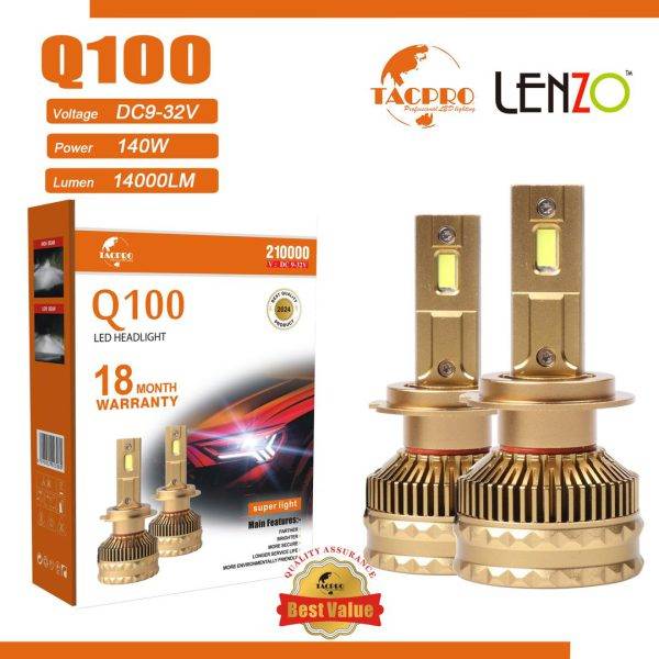 هدلایت برند تکپرو Tacpro مدل Q100 (بسته دو عددی)